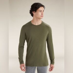 Icebreaker Men's Merino 200 Oasis Long Sleeve Crewe Thermal Top